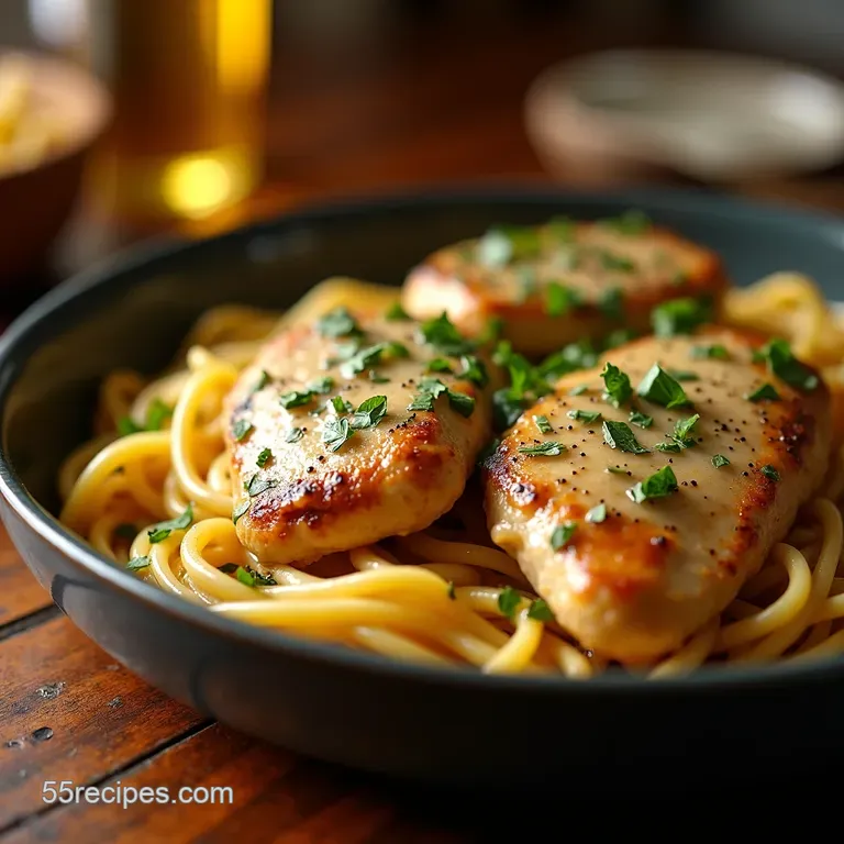 The Ultimate Chicken Marsala Sauce presentation