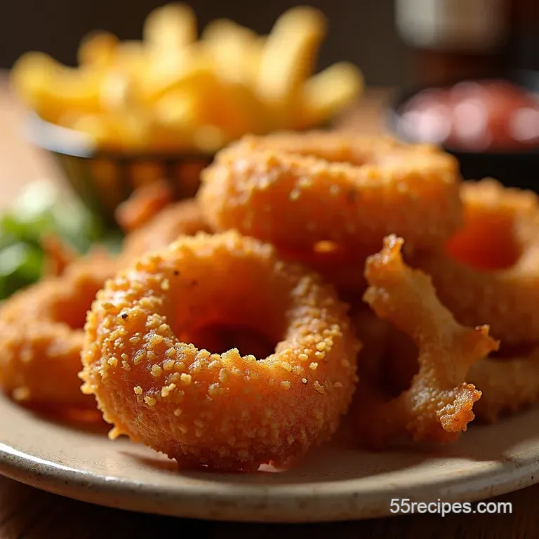 The Ultimate Crispy Blooming Onion presentation