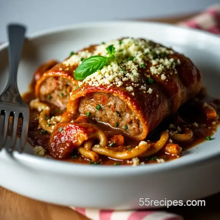 Traditional Italian Braciole Recipe presentation