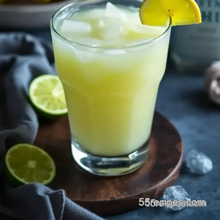 Tropical Banana Daiquiri Delight presentation