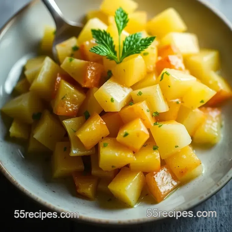 Tropical Pineapple Dressing presentation