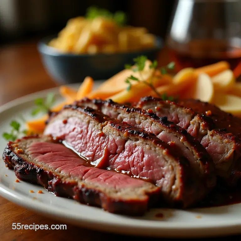 The Proper Job Brisket Perfectly Tender SlowCooked Classic presentation