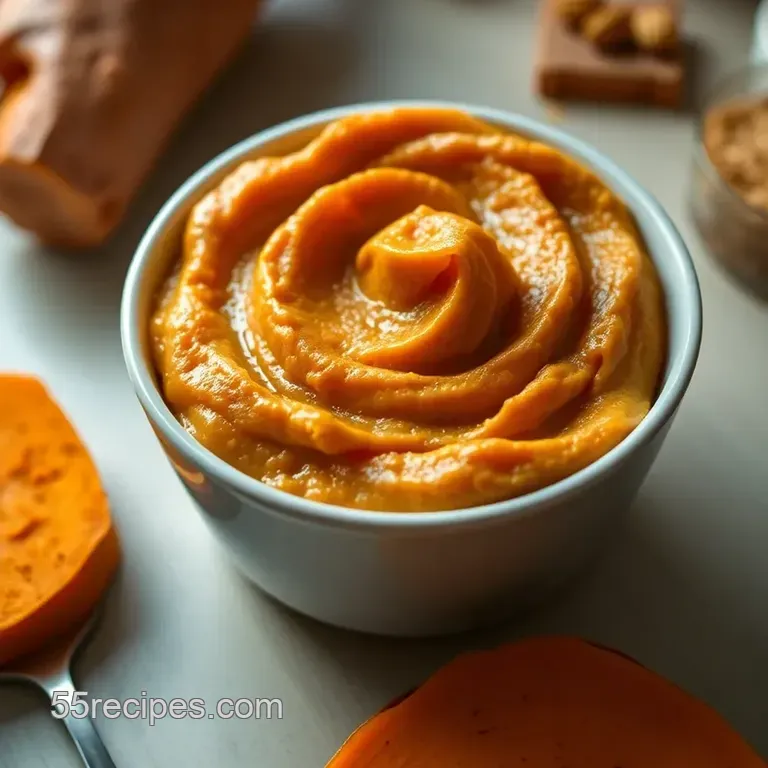 Velvety Sweet Potato Butter: A Rich and Wholesome Spread presentation
