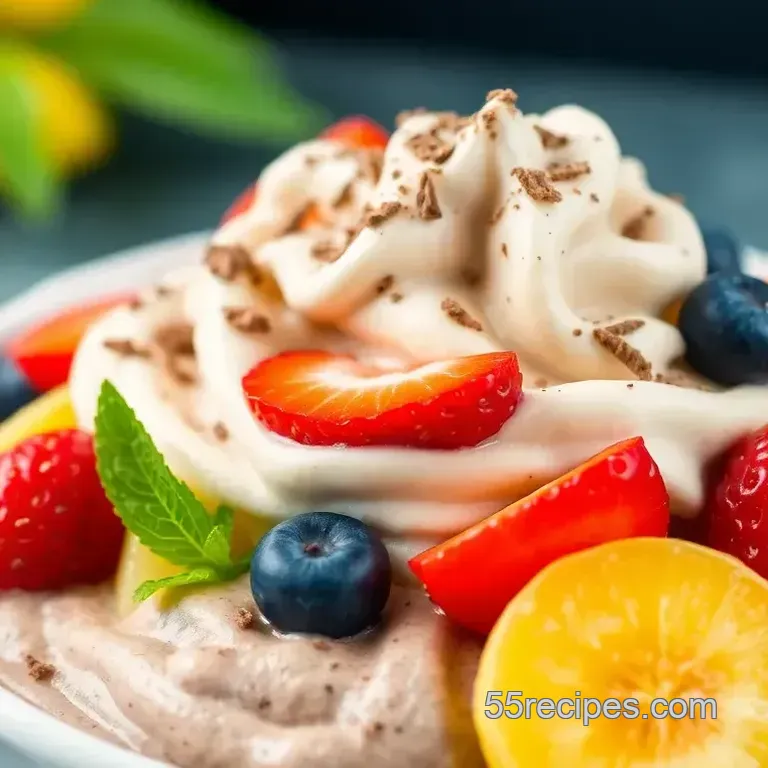 Creamy Cocoa Fruit Delight