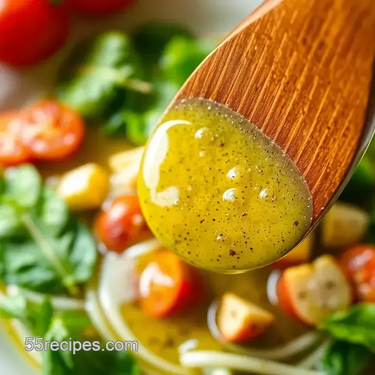 Whisked Olive Oil Salad Dressing Delight