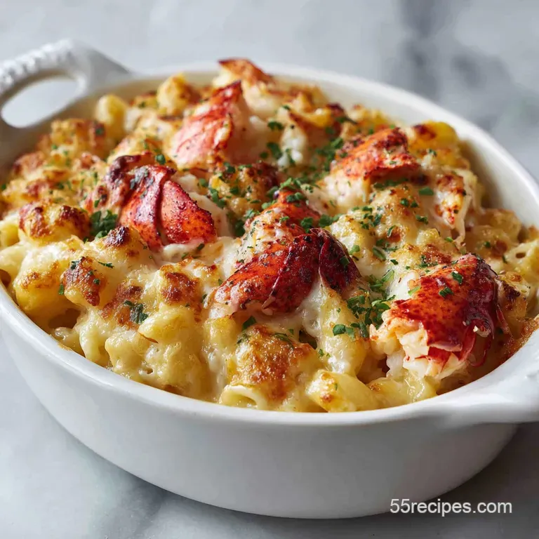 Lobster Macaroni and Cheese Recipe: White Cheddar