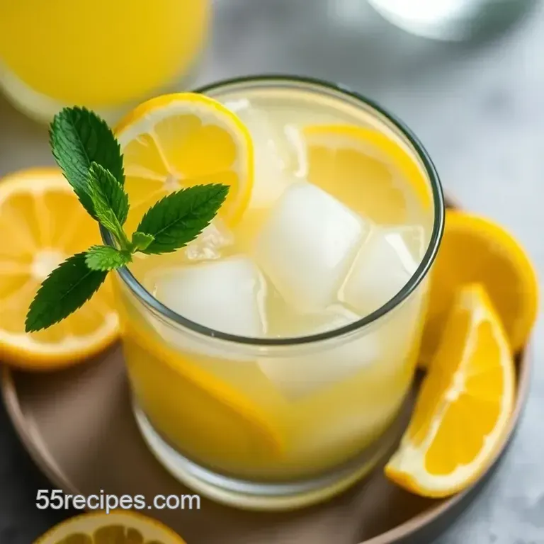 Yuzu Lemonade: a Refreshingly Tart Twist on a Classic presentation