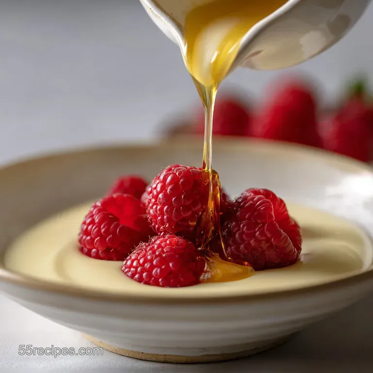 Elegant stemmed glass filled with creamy zabaglione. Whipped peaks, cocoa dusting, and fresh berries for a delicate dessert.