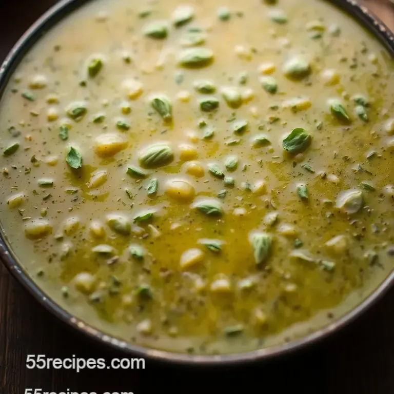 Zesty Herb Vinaigrette presentation