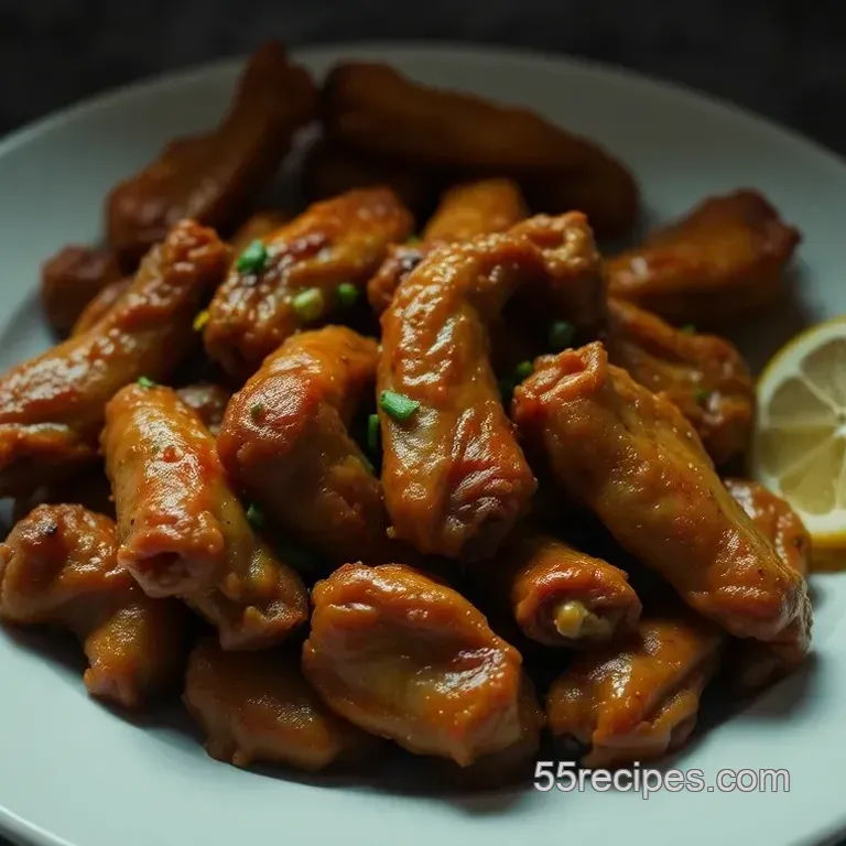 Zesty Hot Lemon Pepper Wings
