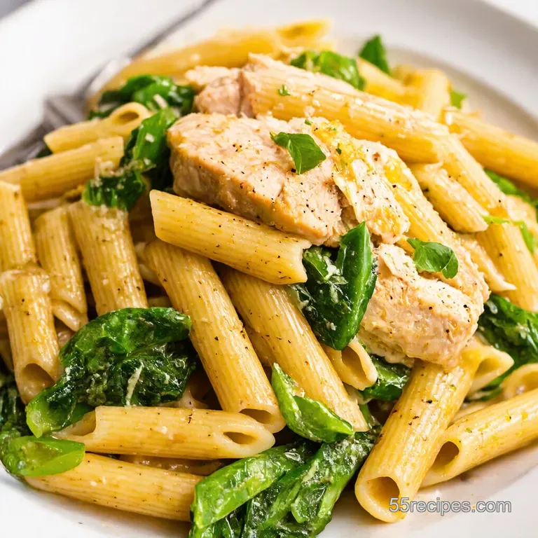 Zesty Lemon Chicken Pasta Primavera