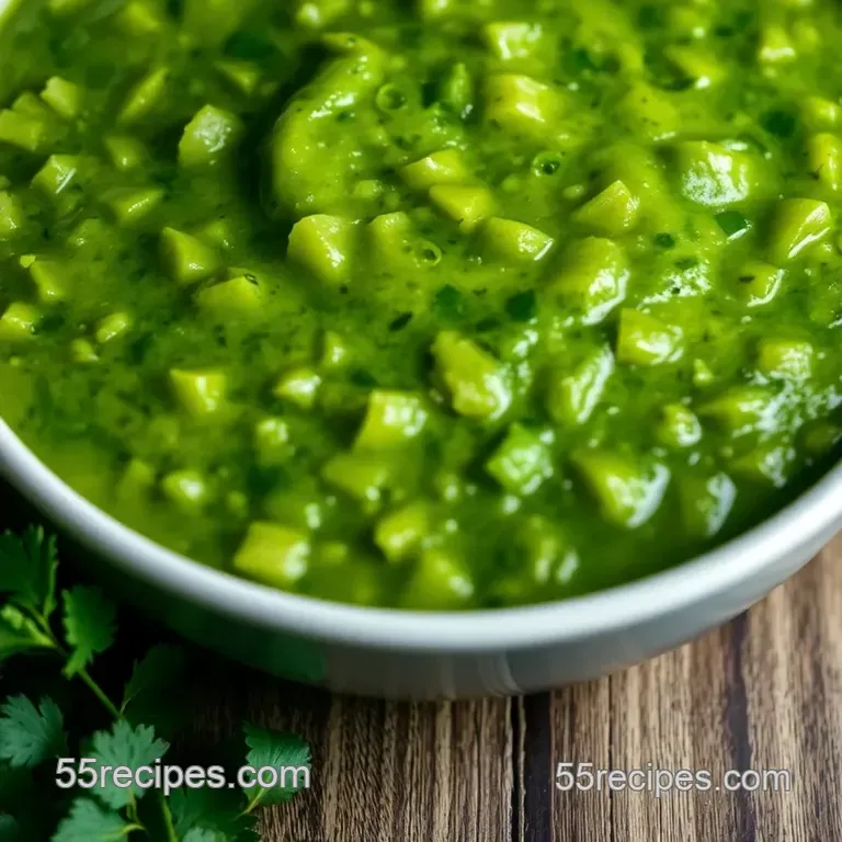 Zesty Tomatillo Salsa Verde: a Fresh Twist on a Classic presentation