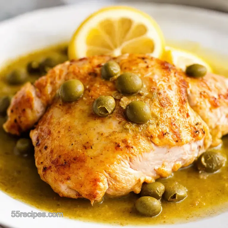 Zingy Lemon Caper Chicken